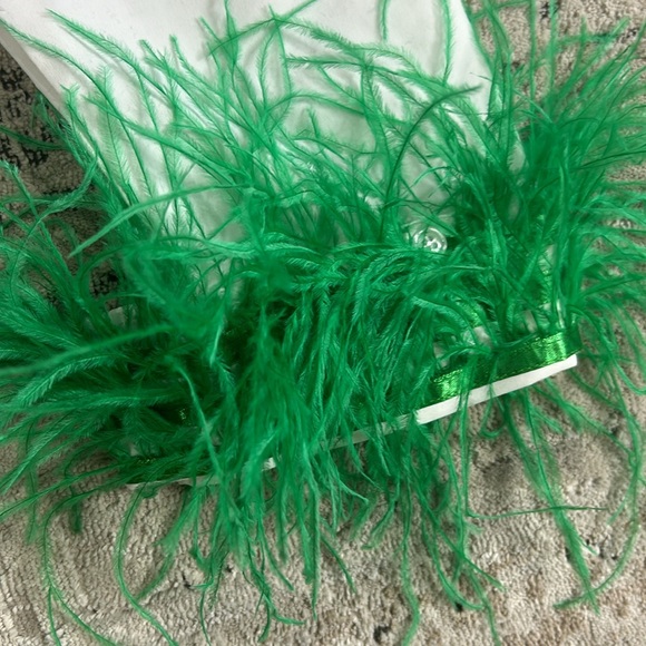 Poplin Oversized Feather Cuff Shirt - Picture 7 of 9